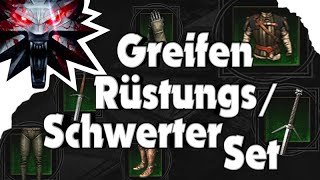 The Witcher 3  Greifen Rüstungs Set Hexerausrüstung [upl. by Avot]