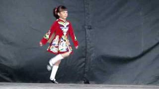 6yearold girl performs Irish dance in Richmond BC Canada [upl. by Beaufert859]