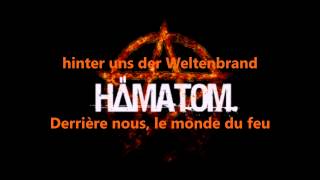 Hämatom  Ahoi Lyrics  Traduction Française [upl. by Dnaloy]