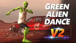 Green Alien Dance V2  Dame Tu Cosita Parody [upl. by Eceinej]