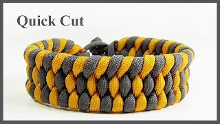 How To Make A quot2 Color Trilobitequot Paracord Bracelet Design Without Buckle [upl. by Chilton]