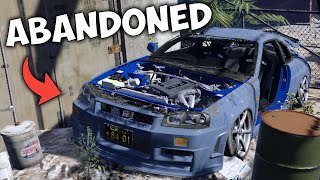 Restoring Abandoned Nissan Skyline sa GTA 5 [upl. by Nirihs]