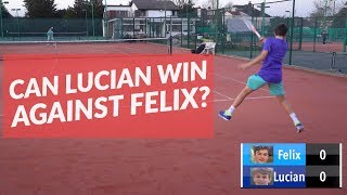 Lucian vs Felix  Rally to 10 points  who wins  British Tennis [upl. by Annauqal]