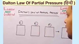 Dalton Law Of Partial Pressure हिन्दी [upl. by Nirrac93]