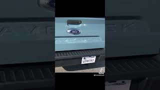 Ford Maverick tailgate lettering sneak peak fordmaverick truckmods [upl. by Hoxie135]