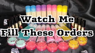 Watch Me Fill Lip Gloss Tubes BalmsSugar ScrubsLip Oils VERY SATISFYING [upl. by Charlton371]