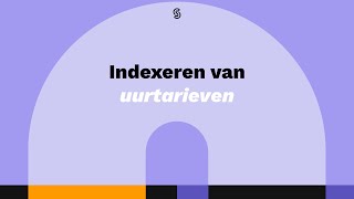 Indexeren van uurtarieven [upl. by Tega]