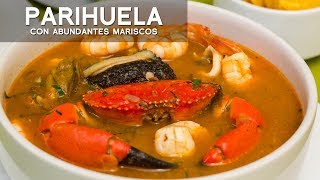 PARIHUELA DE MARISCOS  COMIDA PERUANA  RECETA DE ACOMERPE [upl. by Lener]