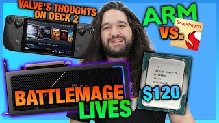 HW News  Battlemage Lives 9800X3D Flipped Cache amp Valves Deck 2 Thoughts [upl. by Trojan894]