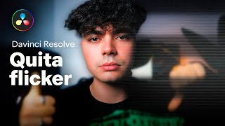 Cómo ELIMINAR el FLICKER en Davinci Resolve 18 parpadeo [upl. by Annenn827]