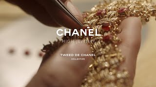 TWEED DE CHANEL Collection Exceptional SavoirFaire – CHANEL High Jewelry [upl. by Akimit634]