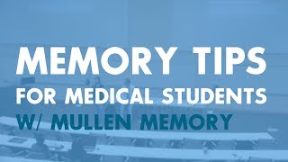 Memory Tips for Medical Students  EvidenceBased Strategies for Medical School Learning Success [upl. by Tnarud]