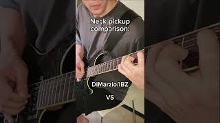 DiMarzioIBZ vs DiMarzio Air classic  Neck pickup dimarzio ibanez guitar guitargear [upl. by Oskar478]