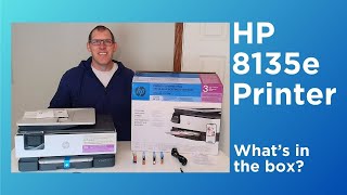 HP OfficeJet 8135e Printer Whats in the Box [upl. by Affra]