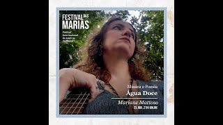 2311  21h  Música e Poesia Água Doce com Mariane Mattoso [upl. by Earesed]