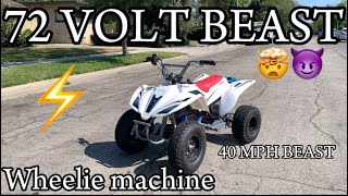 THIS 72 VOLT RAZOR QUAD 500 IS INSANE [upl. by Micki]