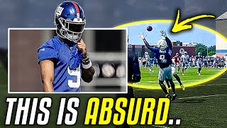 Malik Nabers Should Not Be Able To Do This Already  New York Giants NFL Training Camp News [upl. by Tayib]