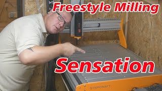 🤗 M700 von Stepcraft  Diese CNC Fräse ist eine Sensation 🤗 mit Freestyle Milling [upl. by Aibara]