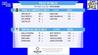 Pudsey St Lawrence CC 2nd XI v Bowling Old Lane CC 2nd XI [upl. by Ait]