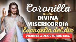 CORONILLA DE LA DIVINA MISERICORDIA DE HOY VIERNES 4 DE OCTUBRE [upl. by Auqinot]