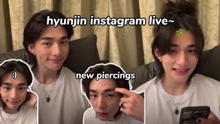 hyunjin instagram live [upl. by Jephum567]