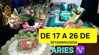 ÁRIES ♈️ DE 17 A 26 DE SETEMBRO DE 2024 2 acontecimentos para o período tarot [upl. by Rhu]