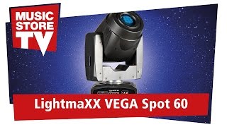 lightmaXX VEGA Spot 60 LED Moving Head [upl. by Kelsy802]