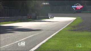 GP3 2014 Monza Four Racers Crash [upl. by Ancell]