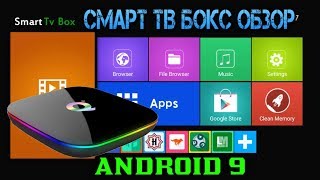 ОБЗОР СМАРТ ТВ ПРИСТАВКИ SUNVELL Q Plus Android TV Box Android 90 Allwinner H6 4GB  32GB 4K H265 [upl. by Timothy902]