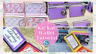 Kit Kat Wallet Tutorial  Silhouette Studio  Beginner Friendly [upl. by Anal]