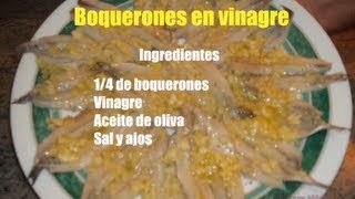 Boquerones en vinagre recetas de cocina con Mila [upl. by Rehnberg23]