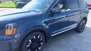 Boom 2024 SXP Kia Telluride in Midnight Lake Blue with Mahogany interior [upl. by Naryk]