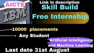 IBM Internship AICTE  Artificial Intelligence and Machine learning [upl. by Assetal]