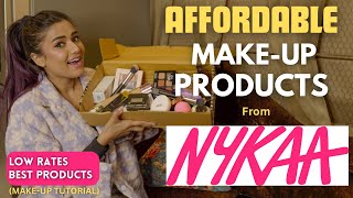 Full Makeup Tutorial for beginners  Affordable branded makeup kit from Nykaa  gimaashi [upl. by Ahsatin]