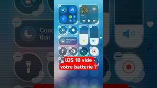 iOS 18 vide votre batterie 🪫 [upl. by Hutchison]