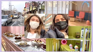 Seul Vlog  stylenanda chuu pink pool cafe ve başlangıç rezilliklerimiz [upl. by Adabelle]