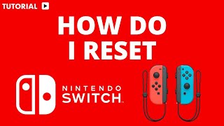 How to reset joy cons on Nintendo Switch [upl. by Urbanus533]