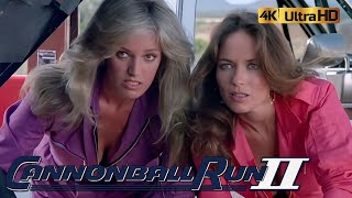 Cannonball Run II 1984 Jackie And Arnold Hide From The Police Underwater 4K HDR [upl. by Everson]