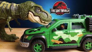 Better Late Than Never Jurassic Park Lost World Legacy Tyrannosaurus Rex Ambush Pack [upl. by Carrnan]