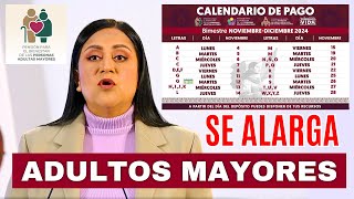 📢PAGO A RECIBIR AVISO PARA ADULTOS MAYORES 65 Y MAS🔔SE ALARGA EL CALENDARIO💥 [upl. by Gould864]