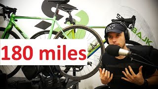 How To Do 180 Miles  300 km Bicycle Ride FULL GUIDE Preparation Gear Tips [upl. by Inerney]