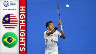 Malaysia v Brazil  Mens FIH Series Finals Highlights [upl. by Onifled830]