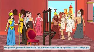 Arachne The Weaver Smart English Class 7th Animated Explanation [upl. by Anita]