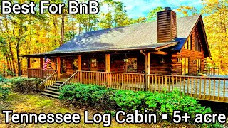 Tennessee Log Cabins For Sale  5 acres Acreage Cabin In The Woods Tennessee Real Estate For sale [upl. by Averell]