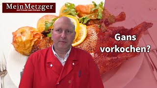 Sollte man eine Gans vorkochen [upl. by Ahsiya]