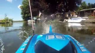 Balaenoptera Musculus Fast RC Racing Boat [upl. by Georgie]