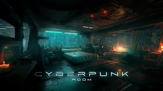 CYBERPUNK ROOM ethereal ambient  MUSIC for Blade Runners RELAXING [upl. by Hazard]