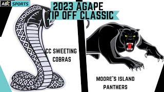 AB2C Broadcasting Presents The 2023 Agape Basketball CC SWEETING COBRAS VS MOORS ISLAND PANTHERS [upl. by Zeni]