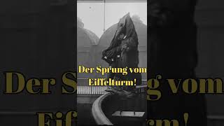 Der Sprung vom Eiffelturm  1912 Franz Reichelt shorts eiffeltower history geschichte [upl. by Crandale717]