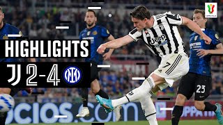 Juventus 24 Inter  Juventus suffer Extra Time Final Defeat  Coppa Italia Highlights [upl. by Lanford]